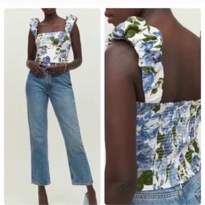 Reformation Elouise Top Lucca NWT 0 XS